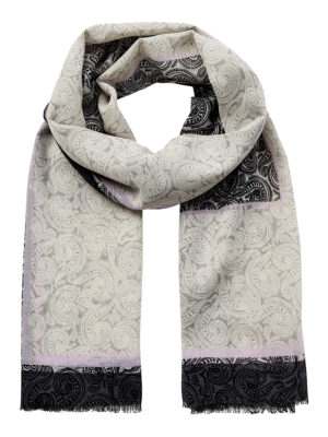 Soyaconcept 51252 printed scarf lilac combo