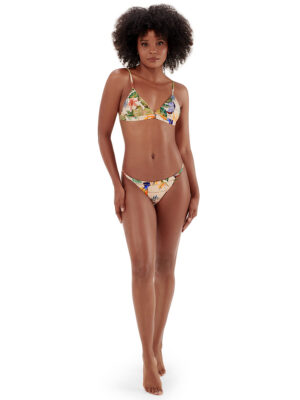 Maryssil 600-20E triangle bikini top with adjustable straps cream combo