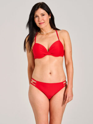 Mosaic MOBEAW03083 red underwired bikini top