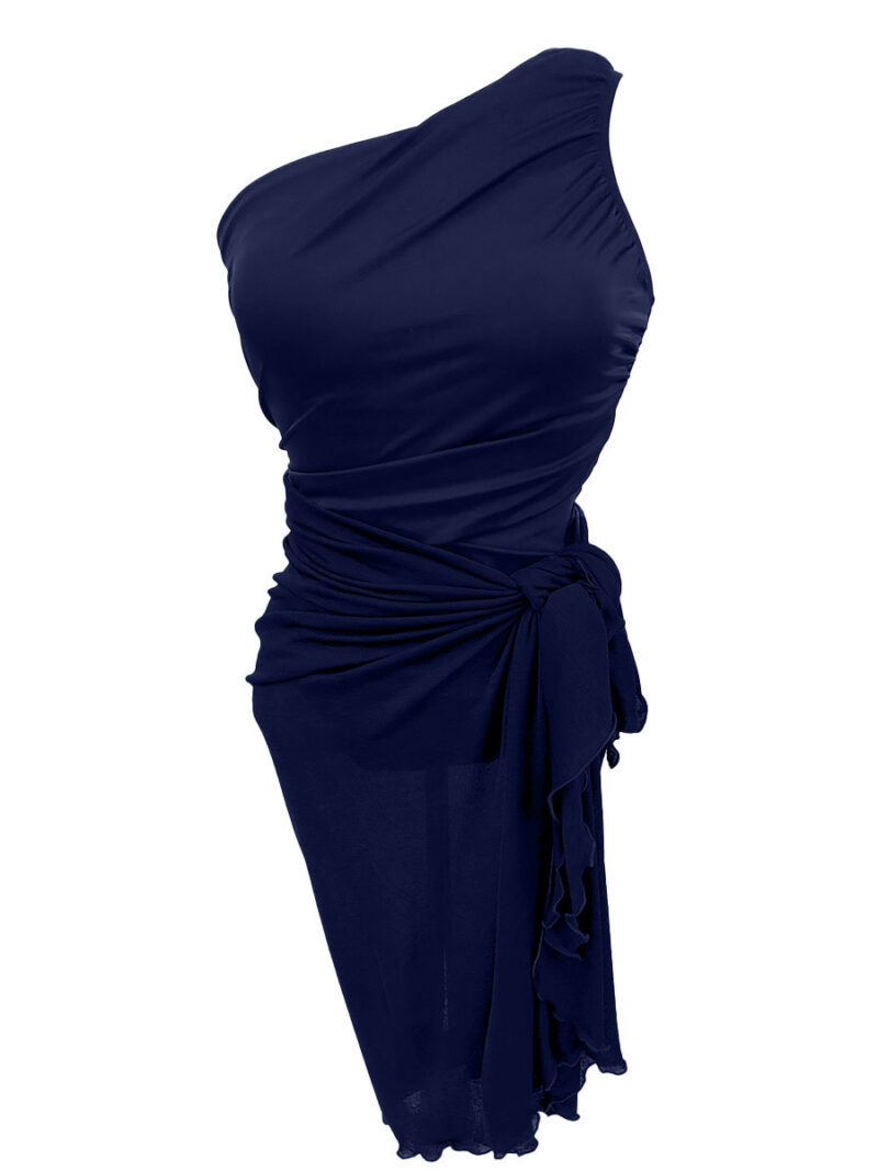 Cover Me pareo 23051158 long multi-way navy color