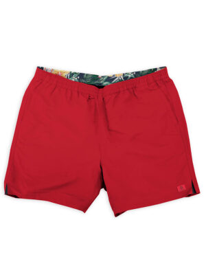 Point Zero red swim shorts 7265295 short with interior mesh in solid color