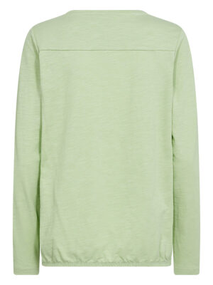 Soyaconcept 26398 long-sleeved cotton t-shirt green color