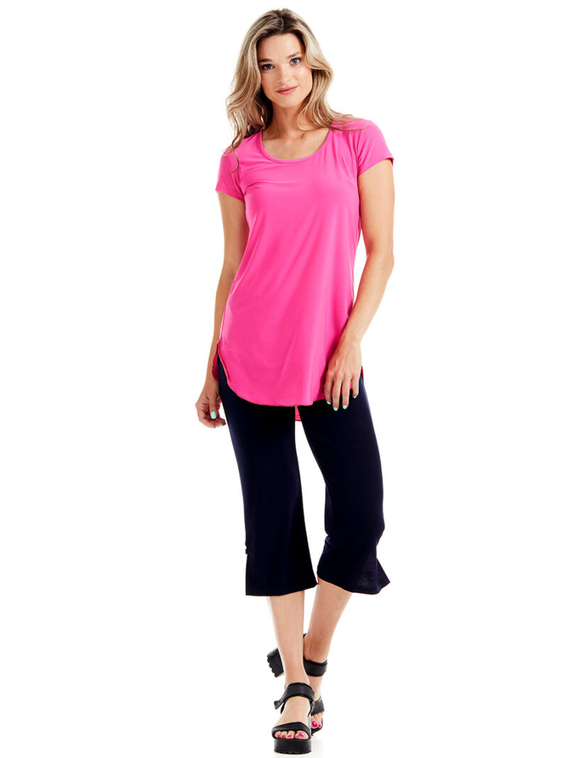 Tunic Modes Gitane T555-Pink short sleeves
