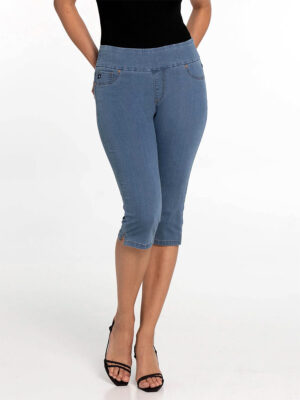 Capri Lois 2154-6818-90 light blue pull-on jeans