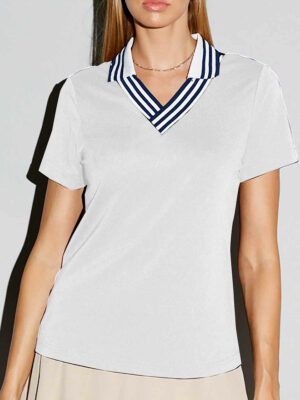 Point Zero Polo Shirt 8264538 short sleeves white