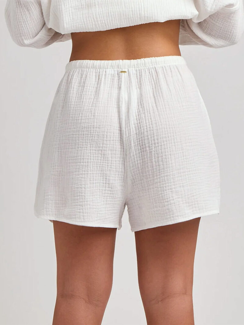 Short couvre maillot Everyday Sunday ESBEAW02787 off white coton