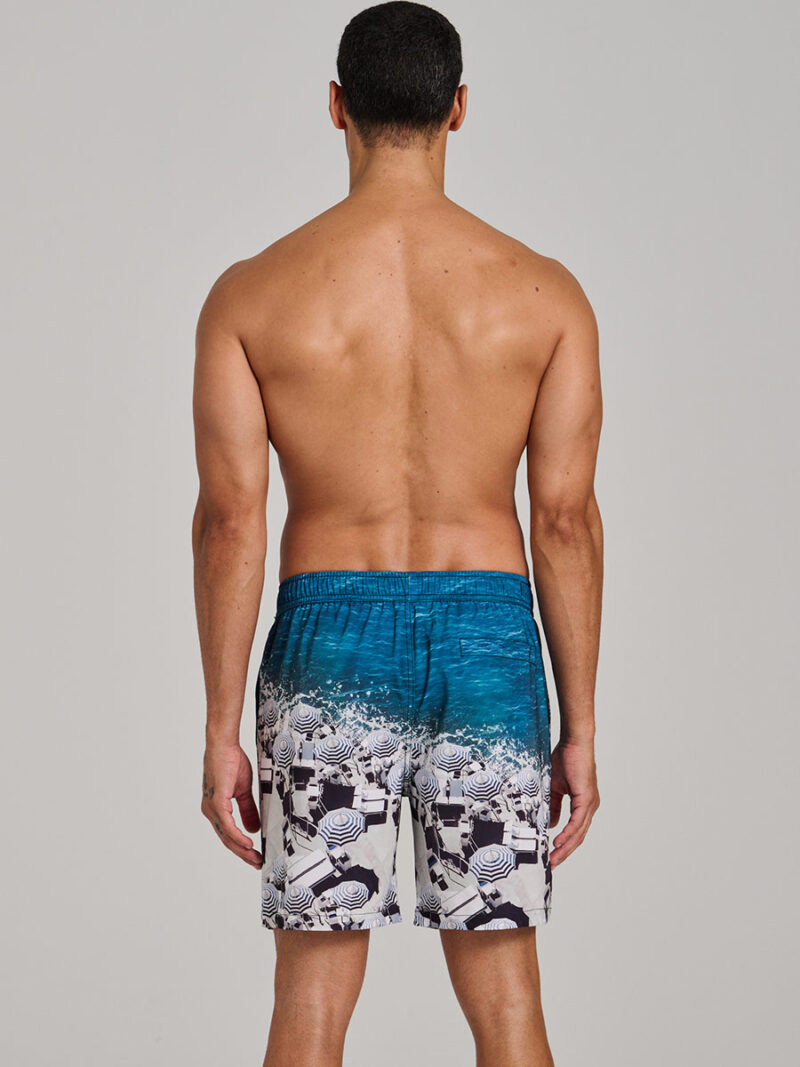 Nortcoast NCBEAM02957 Ibiza printed swim shorts, stretchy and comfortable parasol print