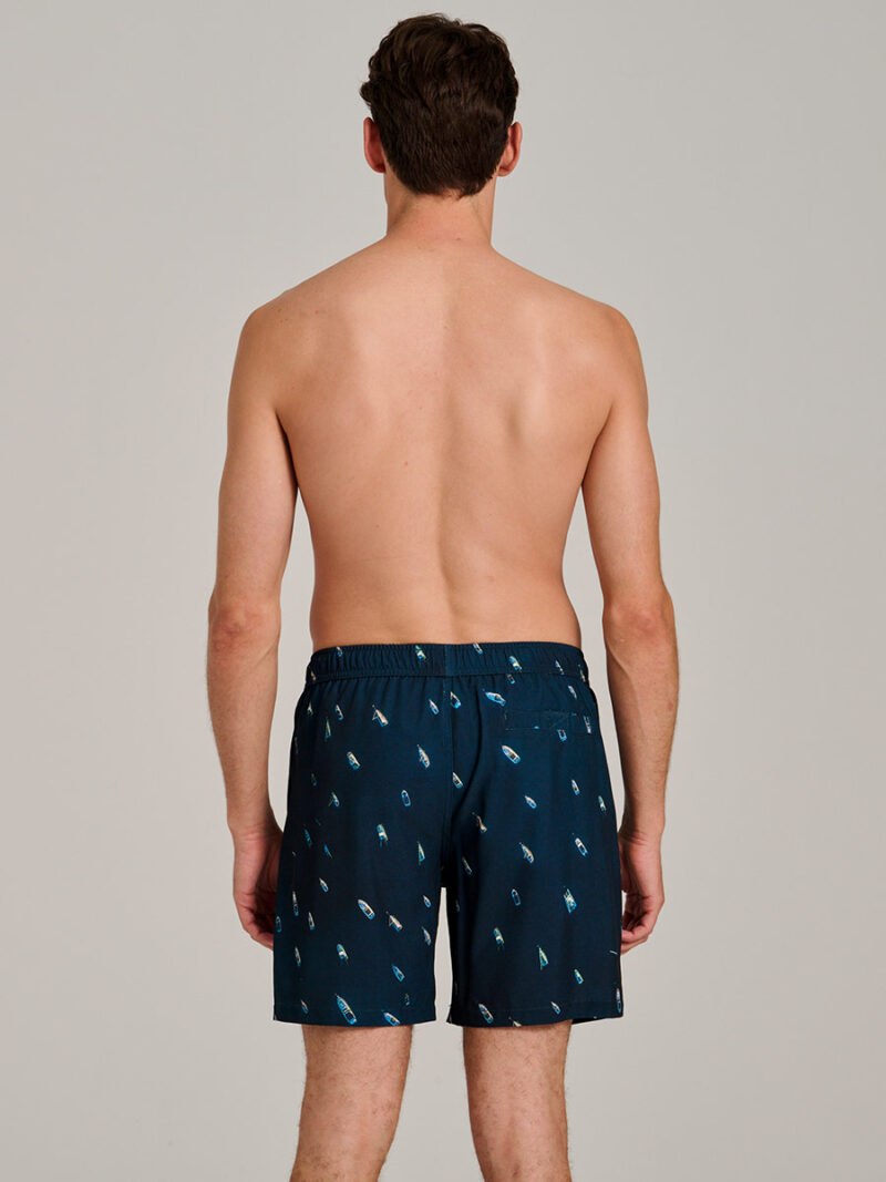 Nortcoast swimsuit shorts NCBEAM02957 Ibiza printed stretchy and comfortable navy boat print