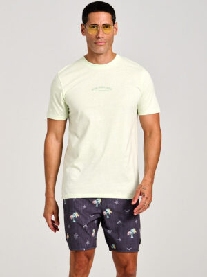 T-shirt Nortcoast NCSPAM03012 manches courtes couleur lime