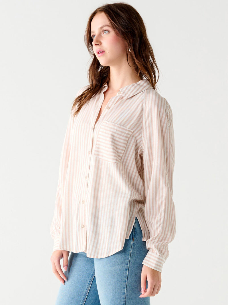 Black Tape 2323707T blouse with stripes