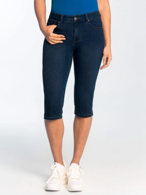 Capri jeans Lois 2163-6940-79 Alexane taille mi-haute bleu foncé