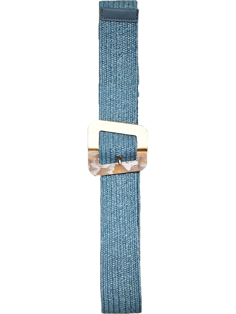 Tom and Eva SA 2556 belt on elastic one size blue color
