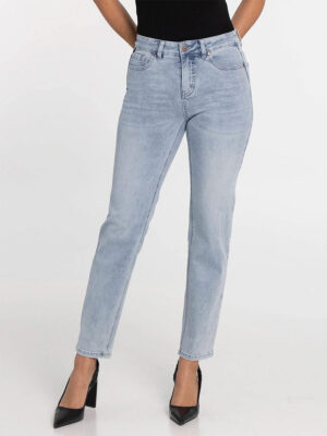 Jeans Lois 2170-7344-90 mid-rise straight leg bleach blue color