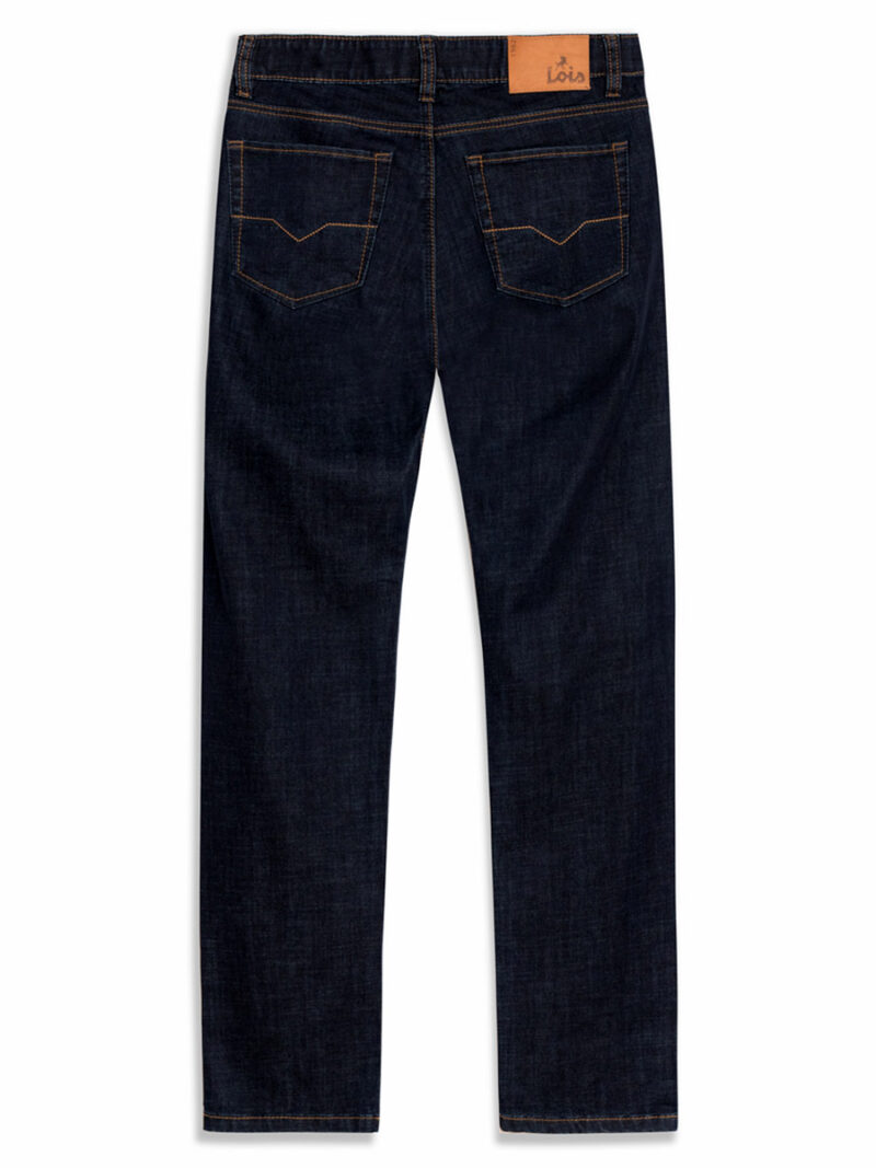 Jeans Lois Brad slim 1136-6972-05 extensible et confortable coupe droite indigo foncé