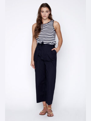 CoCo Y Club pants 241-1805 wide leg navy color