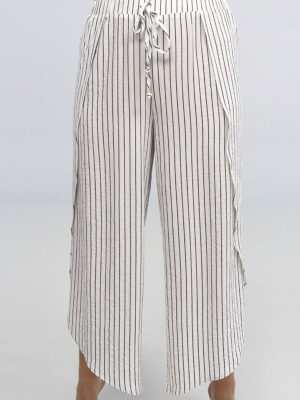 Devia S199P loose pants with black stripes