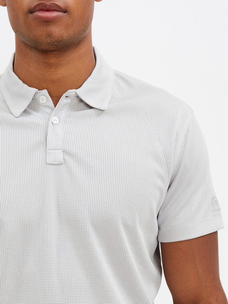 Point Zero Polo 7261525 stretchy and comfortable with a waffle texture white color