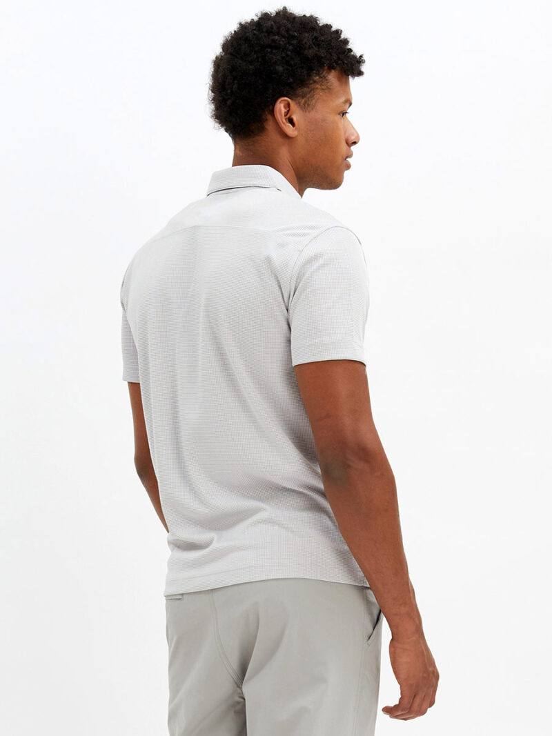 Point Zero Polo 7261525 stretchy and comfortable with a waffle texture white color