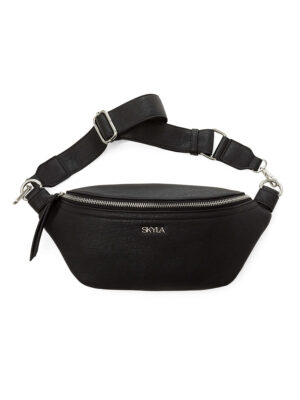 Skyla Anouk bag with shoulder belt, adjustable strap, black