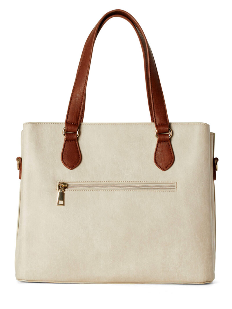 Skyla Tanya beige handbag with shoulder strap