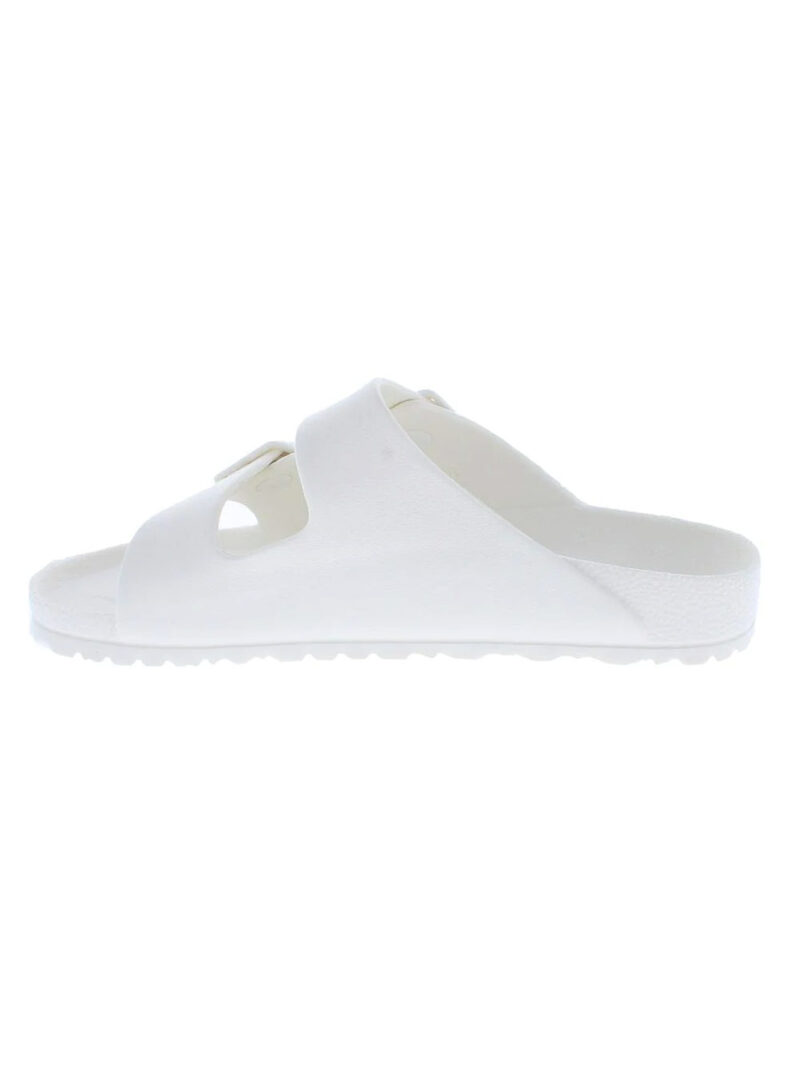Romika R499912F sandal with 2 adjustable buckles white color