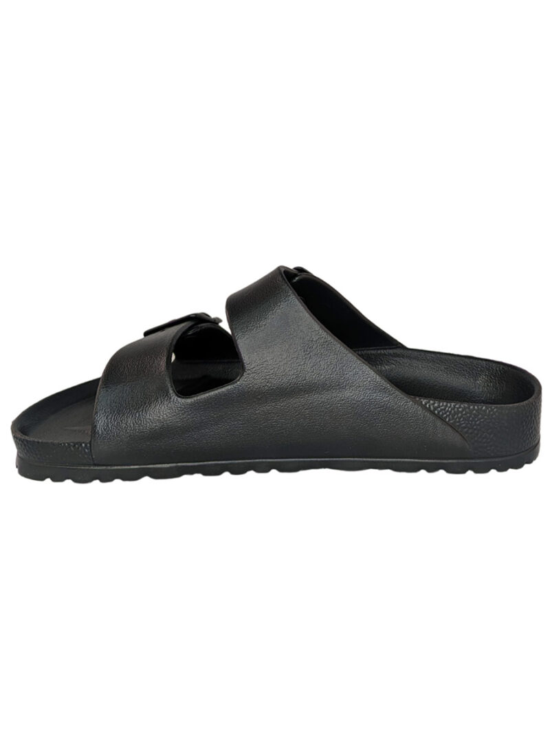 Romika R499912F sandal with 2 adjustable buckles black color
