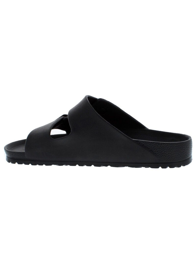 Romika R499912M black sandal with 2 adjustable buckles