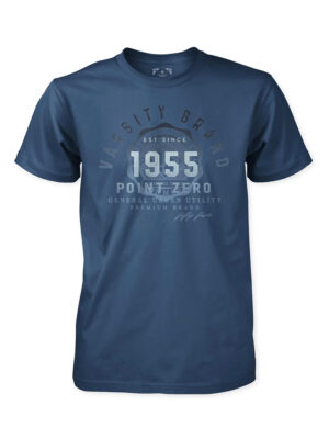 Point Zero T-Shirt 7261301 short sleeves printed indigo
