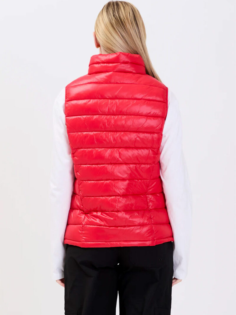 Point Zero 8268571 ultra light sleeveless jacket red color
