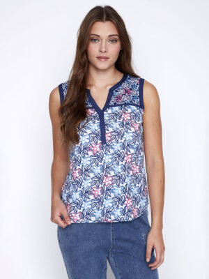 CoCo Y Club blouse 241-2261 V-neck