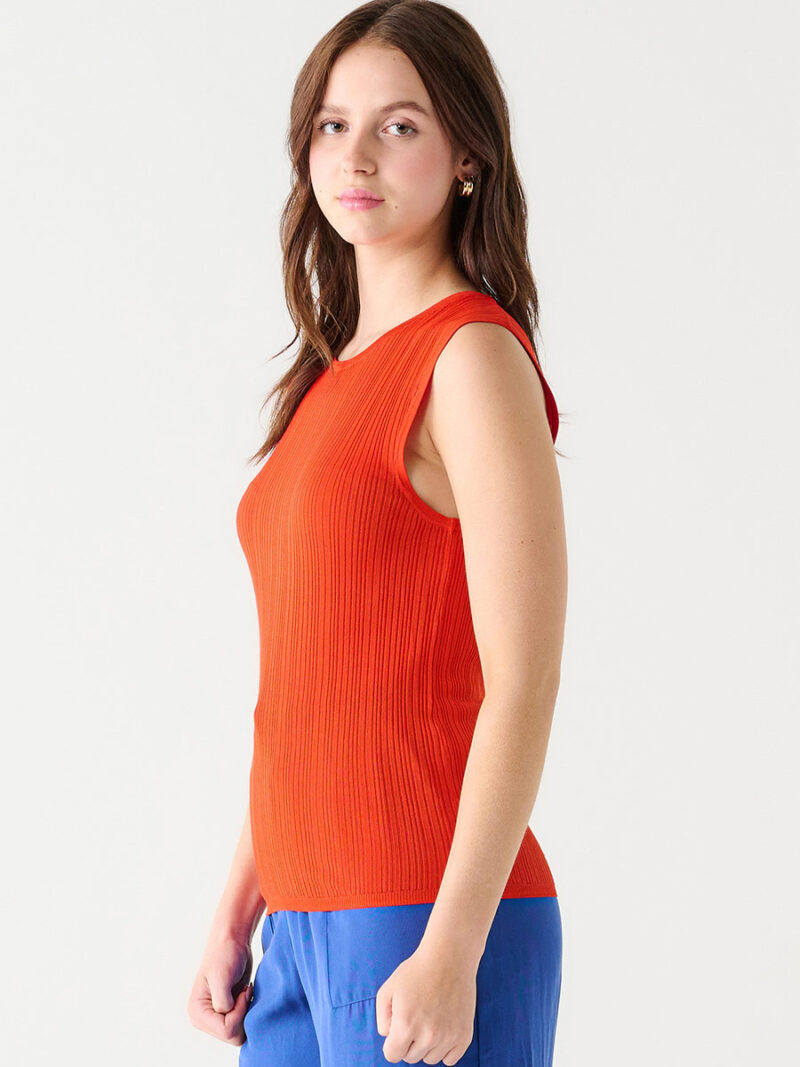 Black Tape 2327008T Fitted Knit Camisole orange color