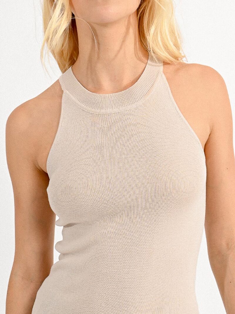 Camisole  Molly Bracken EF1554CE ribbed in beige color