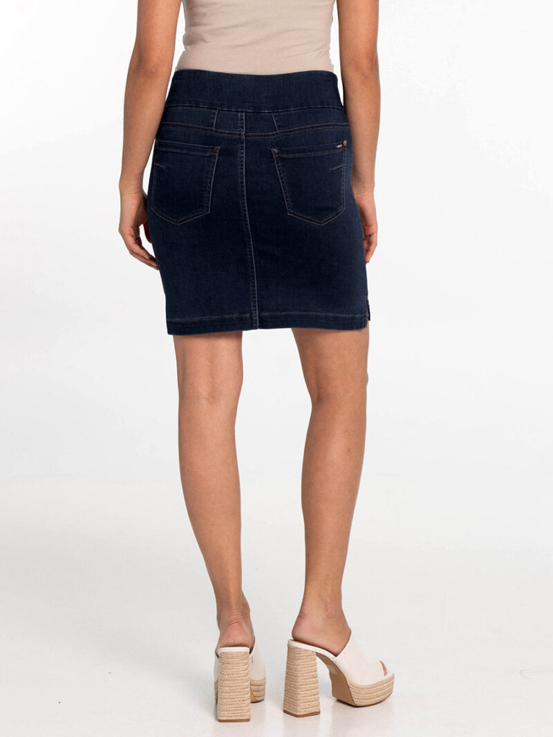 Jupe-culotte Lois 2956-6575-05 jeans extensible sans zip bleu foncé
