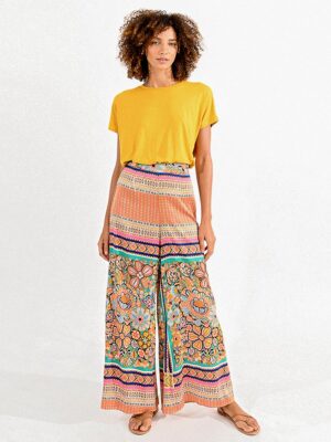 Molly Bracken N183ACE high waist multicor printed pants