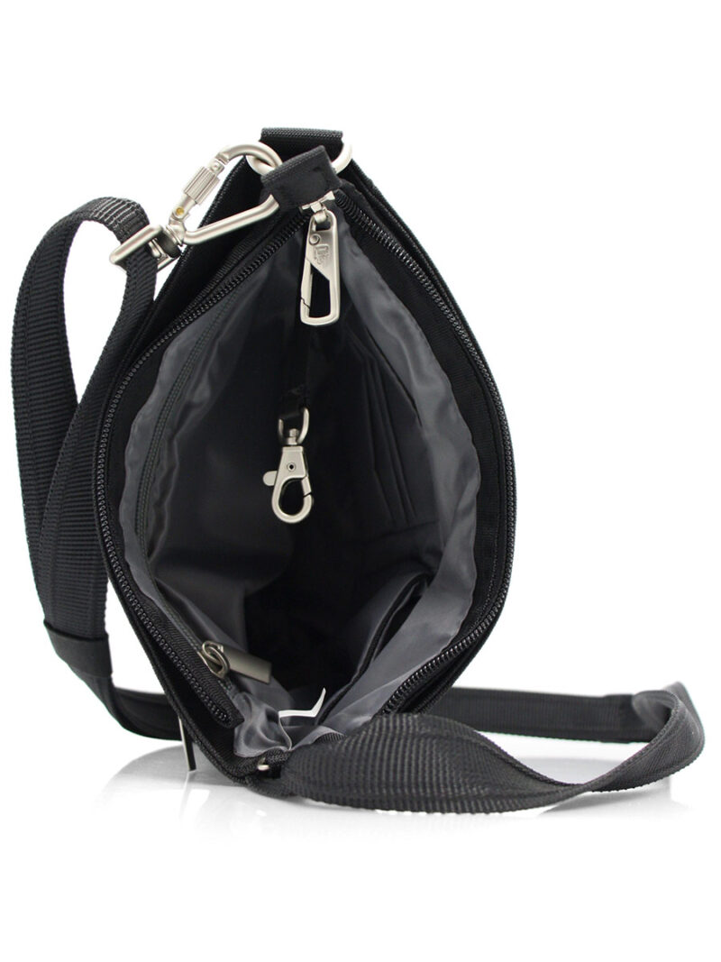 Urbani T1166080-80 black and white anti-theft shoulder bag