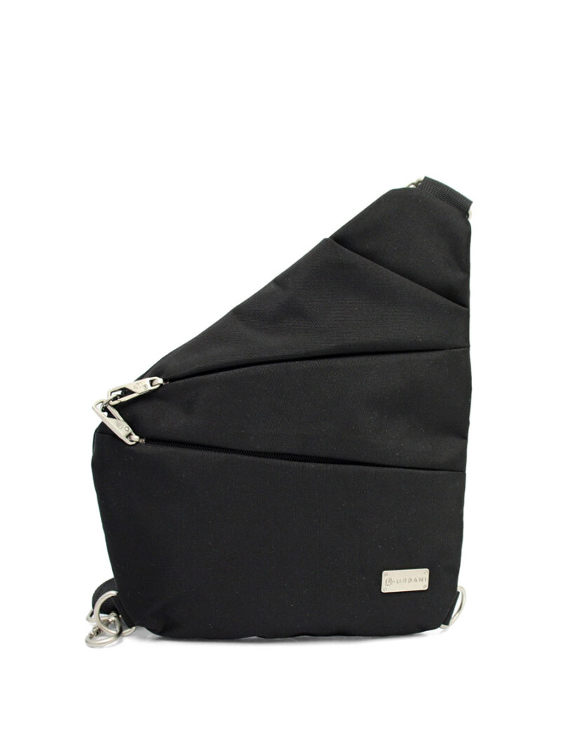 Urbani T1169-80 anti-theft shoulder bag black color