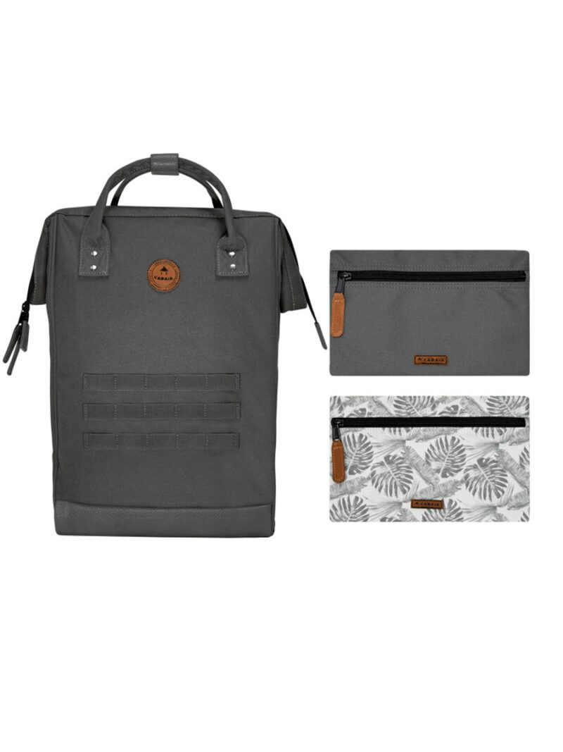 Cabaia 0160-detroit backpack quality guaranteed for life grey