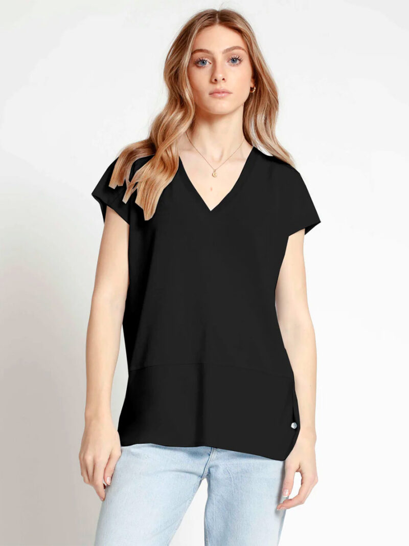Point Zero T-shirt 8064512 short sleeves black color
