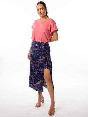 Bali 8381 long printed skirt