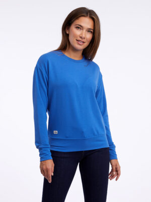 Sweatshirt Ragwear Delayn 2411-30001 manches longues couleur bleu royal