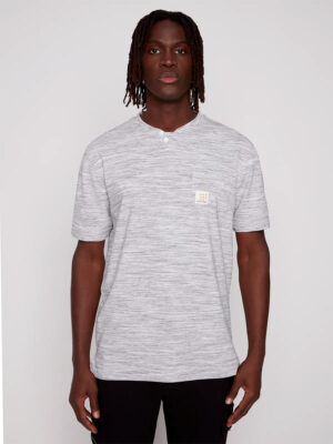 T-shirt Projek Raw 144723 manches courtes en tissu texturé et confortable combo blanc