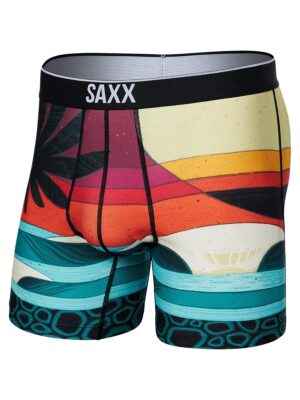 Boxer SAXX Volt SXBB29 EAV texture maille Imprimé tropical multicolore