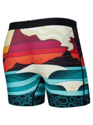 Boxer SAXX Volt SXBB29 EAV texture maille Imprimé tropical multicolore