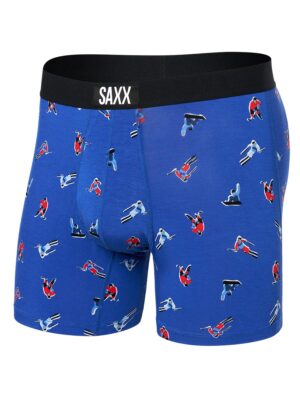 Boxer SAXX Vibe SXBM35-WIN super doux imprimé skieurs