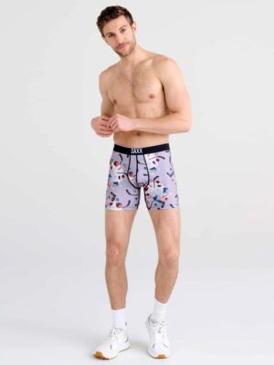 Boxer SAXX Volt SXBB29 TOG texture maille imprimé hockey