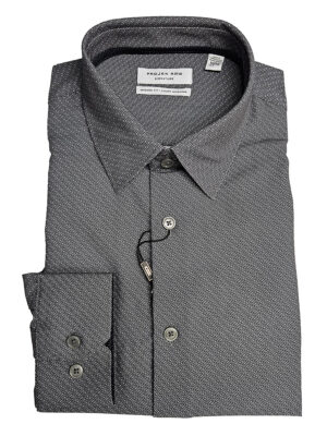 Chemise Projek Raw SGF24236 imprimée motif gris manches longues extensible et confortable